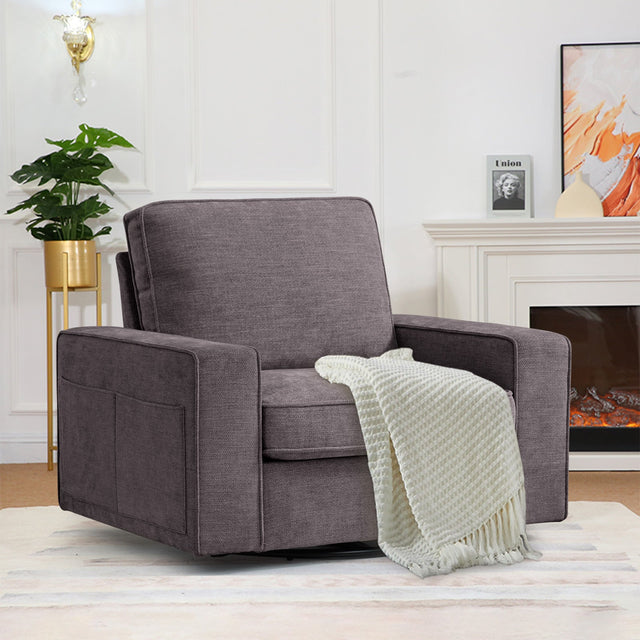 Coosleephome 360 degree Oversized Swivel Accent Chair Armchair for Living Room