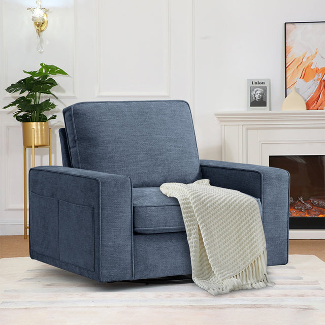 Coosleephome 360 degree Oversized Swivel Accent Chair Armchair for Living Room