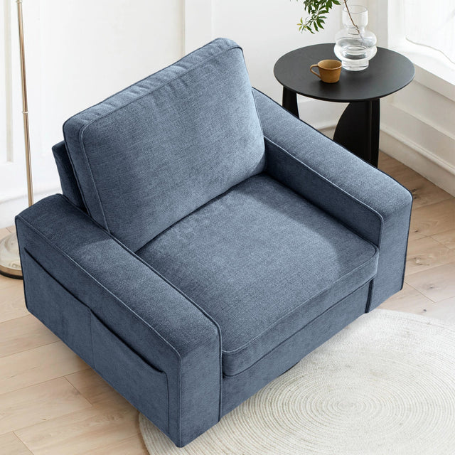 Coosleephome 360 degree Oversized Swivel Accent Chair Armchair for Living Room