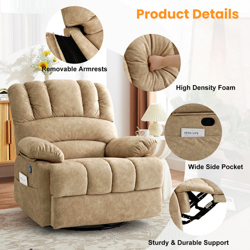 Oversized Wide Recliner