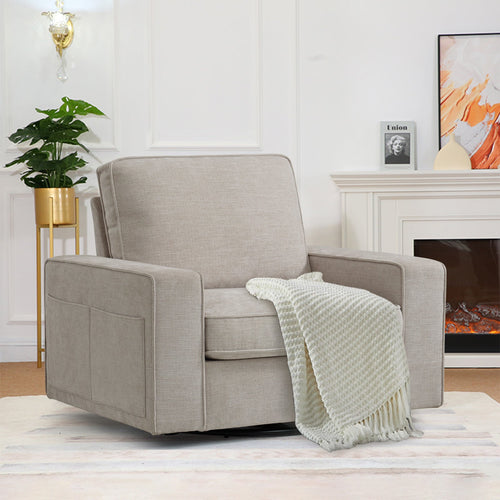 Coosleephome 360 degree Oversized Swivel Accent Chair Armchair for Living Room