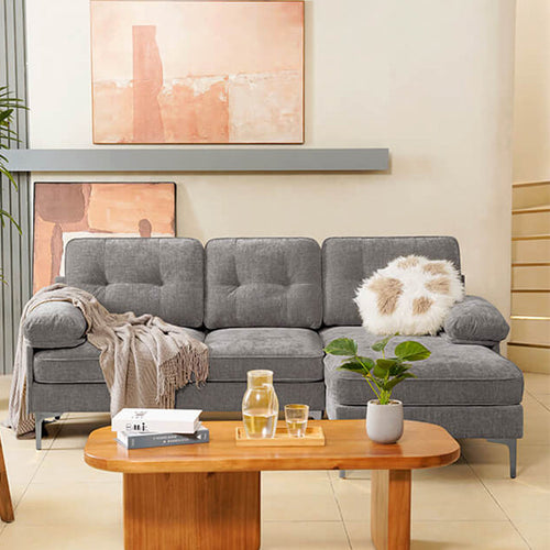 Grey sectional sofa for sale at coosleephome