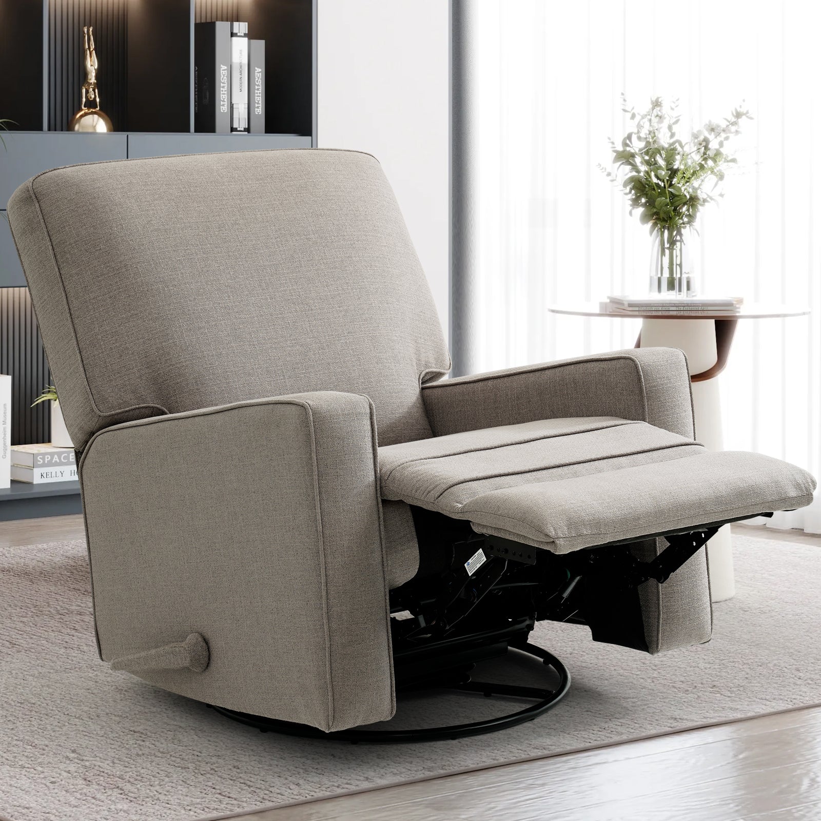 Swivel nursing clearance chair