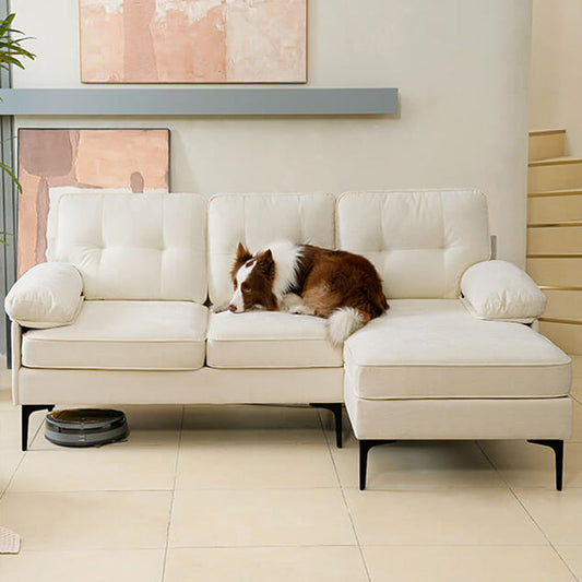 Beige sectional sofa for sale at coosleephome
