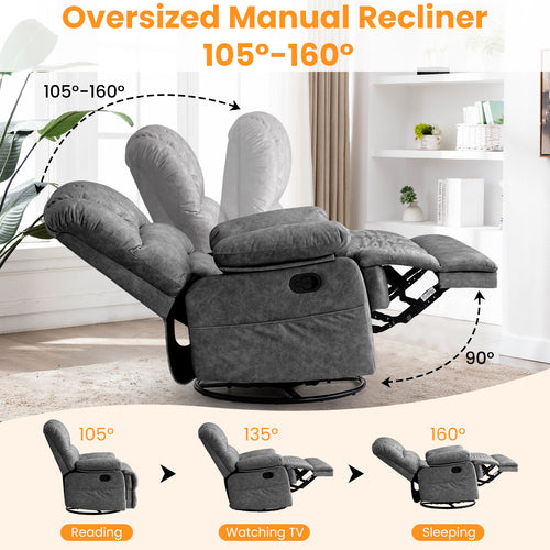 Oversized Wide Recliner