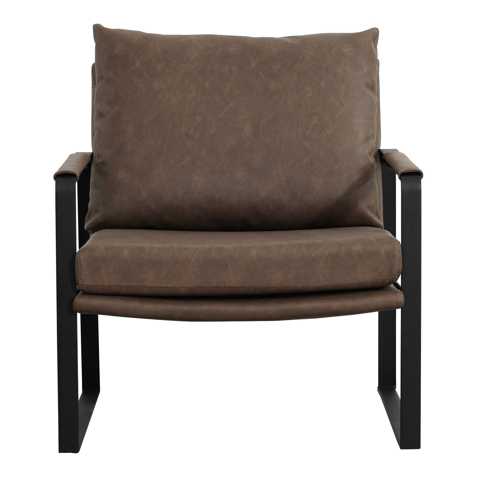 Mid-Century Modern Accent Chair with Comfortable Cushion