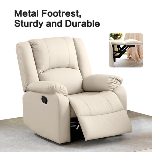 Leather Manual Reclining Chairs