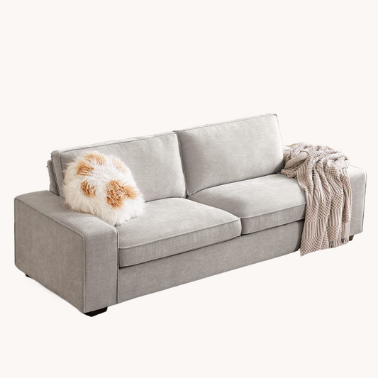 Modern Loveseat Sofa Grey