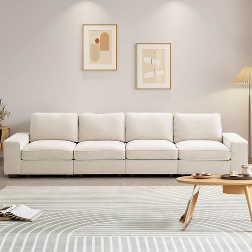 COOSLEEPHOME 2 Seater Loveseat Sofa with Storage Layer