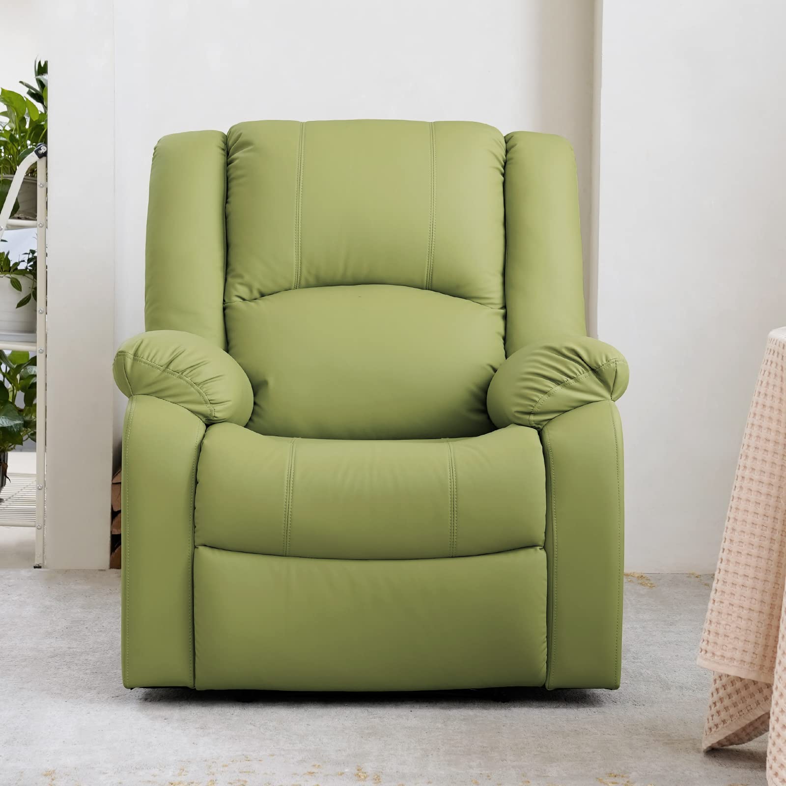 Dark green recliner chair hot sale