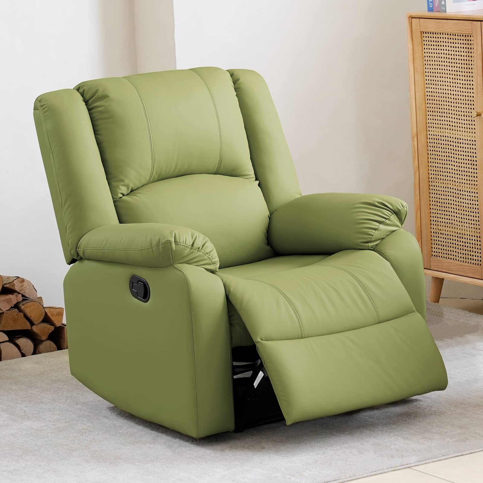 Coosleephome Best Leather Manual Recliner for Sleeping